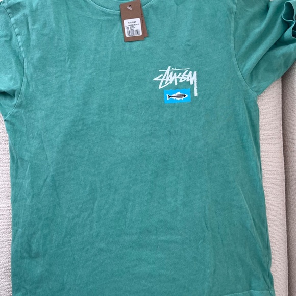 NWT Stussy x Heal the Bay Sold Out T-Shirt, Green Small - Picture 3 of 6